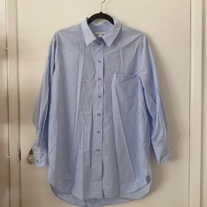 COS Oversized Blue Shirt